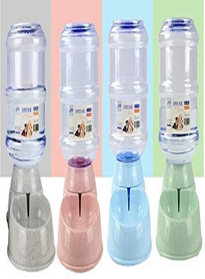 QUALIZA Press Pet Water Dispenser 3.8L Large Capacity Self-Dispensing Gravity Pet Feeder Waterer Cat Dog Feeding Bowl Drinking Water/Press Feeding Pet Supplies - Image 4